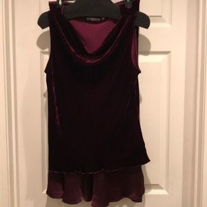 2 piece velvet/rayon set